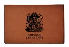 Load image into Gallery viewer, ShipWood Pirate - Beard Care Box Set - Beard Balm and Oil - Reusable leather box.