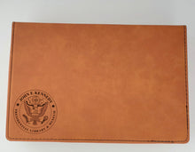 Load image into Gallery viewer, Leather Flask W/ Gift Box set - DESIGN YOUR OWN - Custom - Personalized