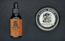 Load image into Gallery viewer, ShipWood Pirate - Beard Care Box Set - Beard Balm and Oil - Reusable leather box.