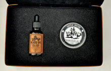 Charger l'image dans la galerie, Cattle Driver - All Natural - Beard Box Set - Beard Balm and Oil - Reusable leather box.