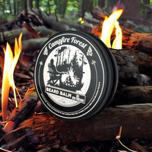 Charger l'image dans la galerie, Campfire Forest - All Natural - Beard Box Set - Beard Balm and Oil - Reusable leather box.