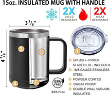 Load image into Gallery viewer, Basketball Net patent drawing - MUG - engraved Insulated Stainless steel
