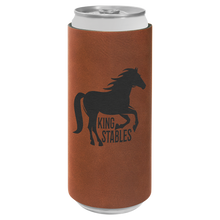 Load image into Gallery viewer, SLIM leather Beverage Holder - DESIGN YOUR OWN - Custom - Personalized