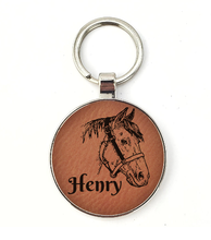 Load image into Gallery viewer, Pet / Dog tag Personalized leather and metal with matching giftbox! - DESIGN YOUR OWN -Custom - Personalized