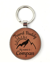 Load image into Gallery viewer, Pet / Dog tag Personalized leather and metal with matching giftbox! - DESIGN YOUR OWN -Custom - Personalized