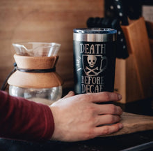 Load image into Gallery viewer, Metal Tumbler Insulated w/ Slide lid- DESIGN YOUR OWN - Custom - Personalized