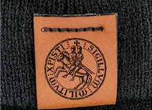 Load image into Gallery viewer, Luxury Leather tag Beanie - DESIGN YOUR OWN - Custom - Personalized
