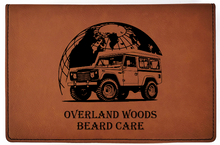 Load image into Gallery viewer, Overland Woods - All Natural - Beard Box Set - Beard Balm and Oil - Reusable leather box.