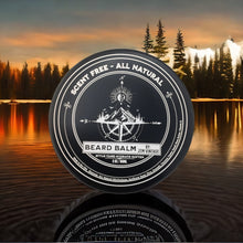Load image into Gallery viewer, Scent Free All Natural - Beard Box Set - Beard Balm and Oil - Reusable leather box.
