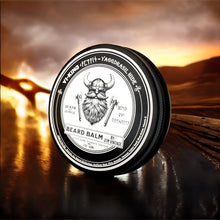 Load image into Gallery viewer, Yggdrasil Hide Vi-King - Beard Box Set - Beard Balm and Oil - Reusable leather box.