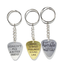 Load image into Gallery viewer, Guitar Pick Keychain - DESIGN YOUR OWN -Custom - Personalized
