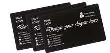 Load image into Gallery viewer, Metal Business cards - DESIGN YOUR OWN - Custom - Personalized