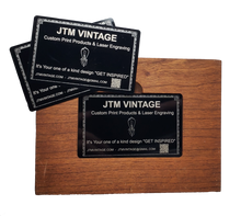 Load image into Gallery viewer, Metal Business cards - DESIGN YOUR OWN - Custom - Personalized