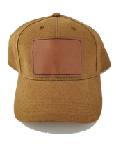 Load image into Gallery viewer, HEMP Leather Patch hat - DESIGN YOUR OWN - Custom - Personalized