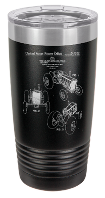 John Deere Tractor  - engraved Tumbler - insulated stainless steel travel mug