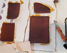 Load image into Gallery viewer, Handmade leather Wallet by JTM VINTAGE - cowhide bi-fold