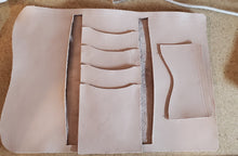 Load image into Gallery viewer, leather tri-fold LONG Wallet by JTM VINTAGE