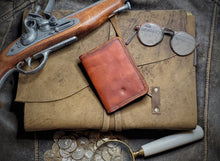 Load image into Gallery viewer, Handmade leather Wallet by JTM VINTAGE - cowhide bi-fold