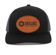 Load image into Gallery viewer, LUX Custom Metal and Leather patch hat - DESIGN YOUR OWN - Personalized - Branded
