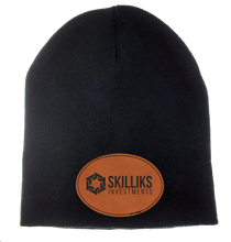 Load image into Gallery viewer, Leather Patch Beanie - DESIGN YOUR OWN - Custom - Personalized