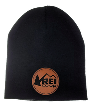 Load image into Gallery viewer, Leather Patch Beanie - DESIGN YOUR OWN - Custom - Personalized