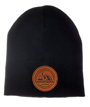 Load image into Gallery viewer, Leather Patch Beanie - DESIGN YOUR OWN - Custom - Personalized