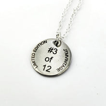 Load image into Gallery viewer, Limited Edition (3 of 12) Color laser engraved Mushroom necklace - 925 Silver