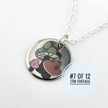 Load image into Gallery viewer, Limited Edition (7 of 12) Color laser engraved Mushroom necklace - 925 Silver