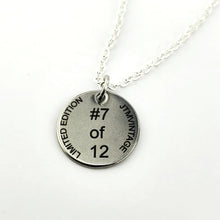 Load image into Gallery viewer, Limited Edition (7 of 12) Color laser engraved Mushroom necklace - 925 Silver