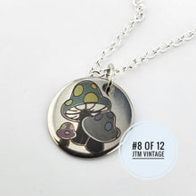Load image into Gallery viewer, Limited Edition (8 of 12) Color laser engraved Mushroom necklace - 925 Silver