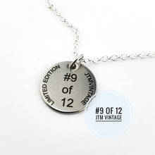 Load image into Gallery viewer, Limited Edition (9 of 12) Color laser engraved Mushroom necklace - 925 Silver