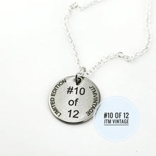 Load image into Gallery viewer, Limited Edition (10 of 12) Color laser engraved Mushroom necklace - 925 Silver