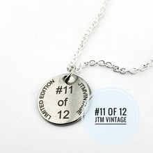 Load image into Gallery viewer, Limited Edition (11 of 12) Color laser engraved Mushroom necklace - 925 Silver