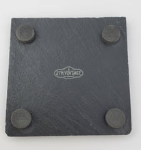 Load image into Gallery viewer, Caboose car railroad engineer - Laser engraved fine Slate Coaster
