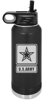 ARMY Engraved Water Bottle 32 oz