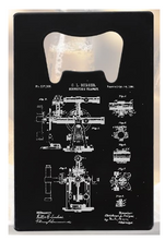 Cargar imagen en el visor de la galería, architects surveyors transit patent drawing- Bottle Opener - Metal