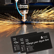 Load image into Gallery viewer, Metal Business cards- Custom - Personalized