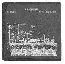 Charger l'image dans la galerie, Craft small batch Brewery - 1893 - Laser engraved fine Slate Coaster