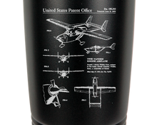 Load image into Gallery viewer, Cessna Airplane - engraved Tumbler - insulated stainless steel travel mug
