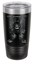 Load image into Gallery viewer, Vinyl Record Player - engraved Tumbler - insulated stainless steel travel mug
