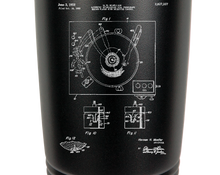 Load image into Gallery viewer, Vinyl Record Player - engraved Tumbler - insulated stainless steel travel mug