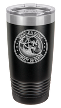 Charger l'image dans la galerie, Danger Zone Liberty or Death - engraved Tumbler - insulated stainless steel travel mug