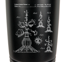 Load image into Gallery viewer, Disney Astro Orbiter patent drawing engraved Tumbler - insulated stainless steel travel mug
