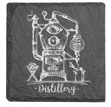 Load image into Gallery viewer, Distillery art - Laser engraved fine Slate Coaster