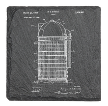 Load image into Gallery viewer, Farm Silo Grain bin - Laser engraved fine Slate Coaster