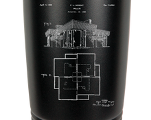 Load image into Gallery viewer, 1938 Frank Lloyd Wright House Dwelling - engraved Tumbler - insulated stainless steel travel mug