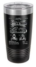Load image into Gallery viewer, Miniature racing car Patent - engraved Tumbler - insulated stainless steel travel mug