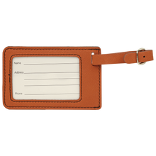 Load image into Gallery viewer, Personalized leather Luggage Tag - DESIGN YOUR OWN - Custom