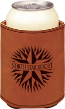 Load image into Gallery viewer, Leather beverage can Holder - DESIGN YOUR OWN -Custom - Personalized