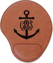 Cargar imagen en el visor de la galería, Leather Mouse Pad - DESIGN YOUR OWN - Custom - Personalized